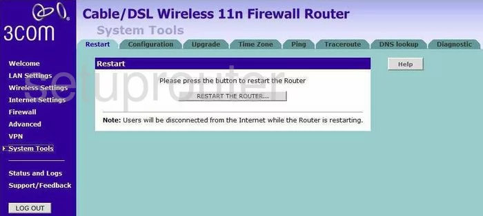 router reboot