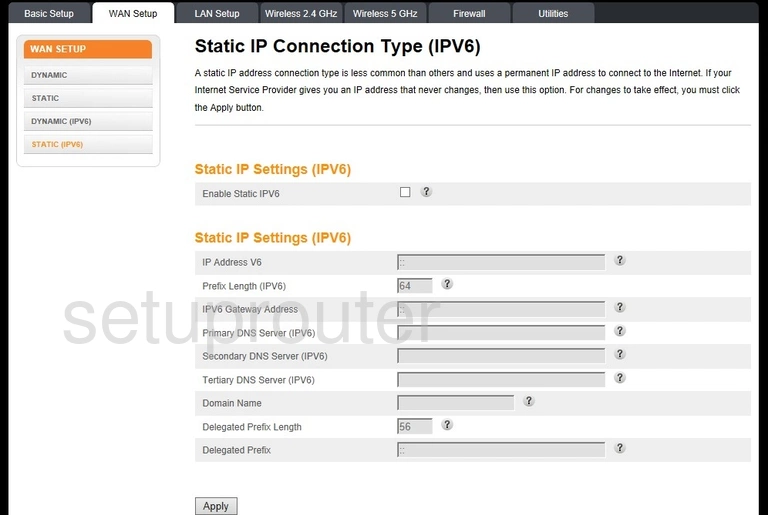 router static external ip