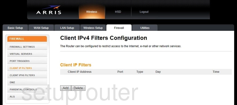 router ip filter