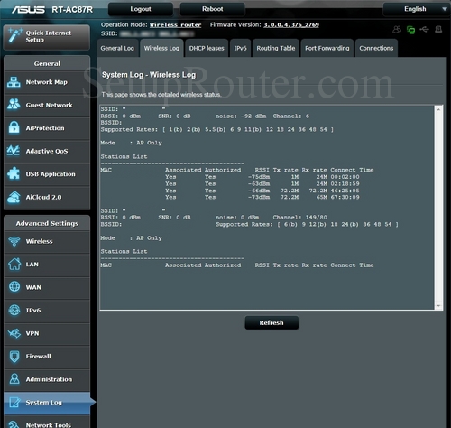 Asus RT-AC87R Screenshots