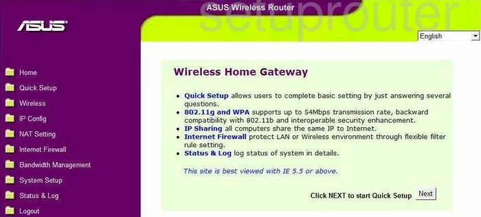 router status mac address internet IP