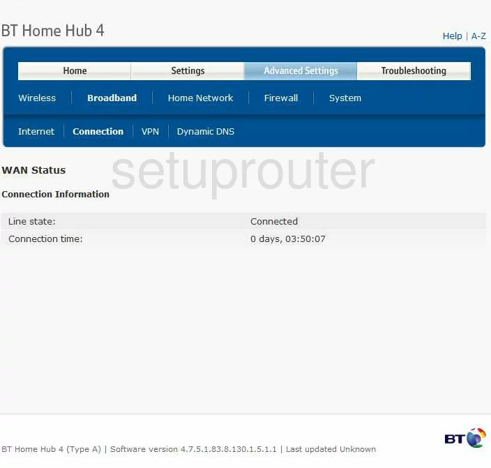 router status mac address internet IP