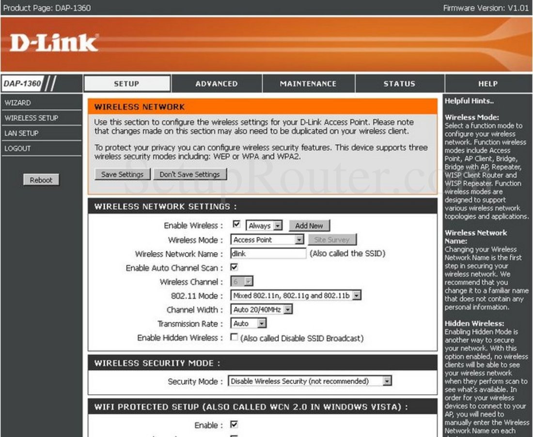 Configure Dlink Router As Access Point