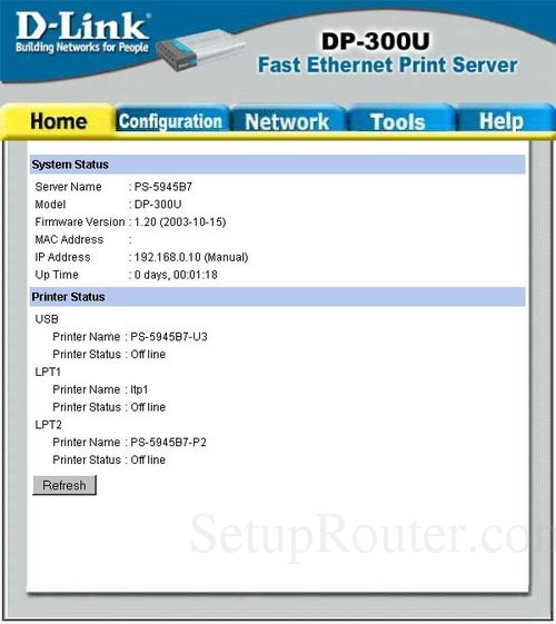 dp-300u firmware Dlink dp-300u home router screenshot portforward. Com.