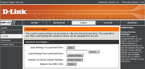 System Settings · Firmware Upgrade