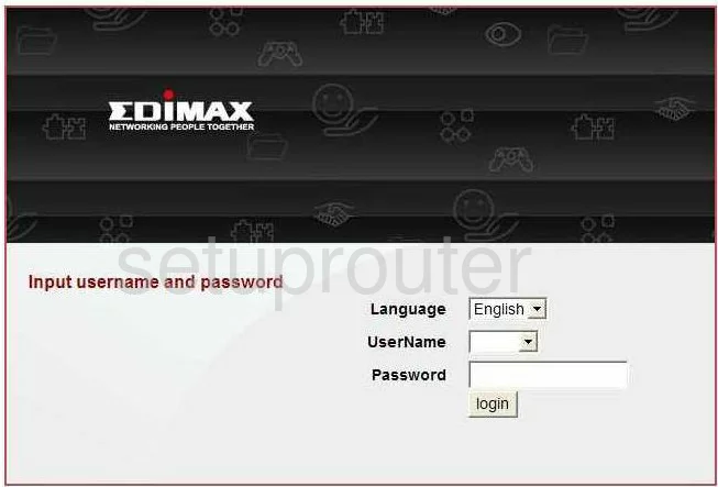 router login screen