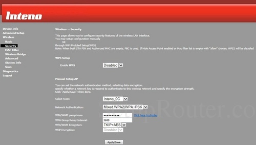 inteno fg500 login inteno fg500 login