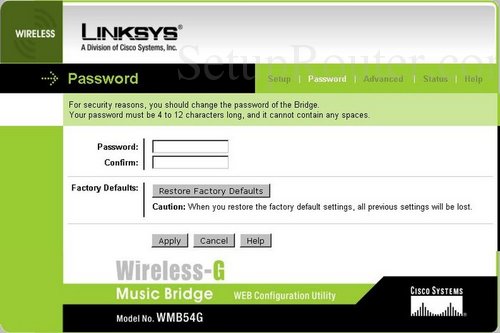 Linksys Router Ip >> Linksys WMB54G Screenshots Linksys Router Ip >> Linksys WMB54G Screenshots