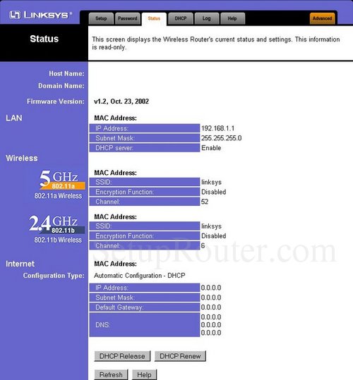 How to change the DNS settings on the Linksys WRT51AB