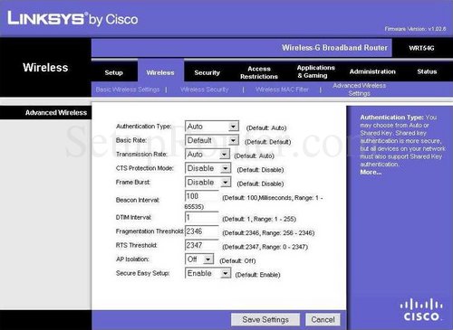Linksys Router Login >> Linksys WRT54G Screenshots Linksys Router Login >> Linksys WRT54G Screenshots