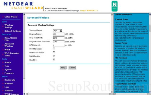 Netgear WNHDE111 Screenshots