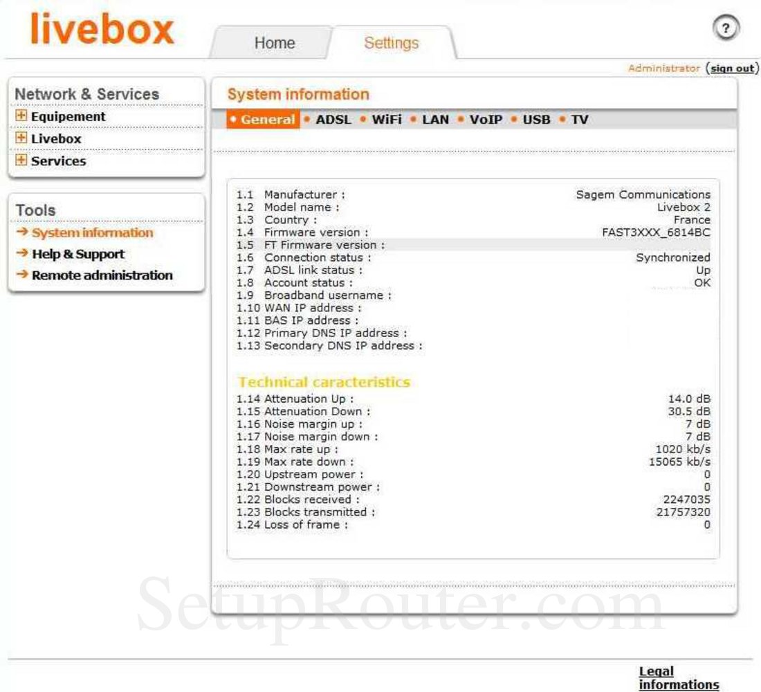 firmware livebox 2 sagem