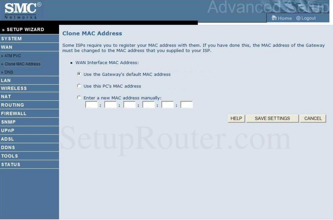 smc smc7904wbra-n clone mac address