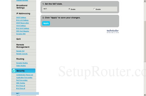Technicolor C2000T CenturyLink Screenshots