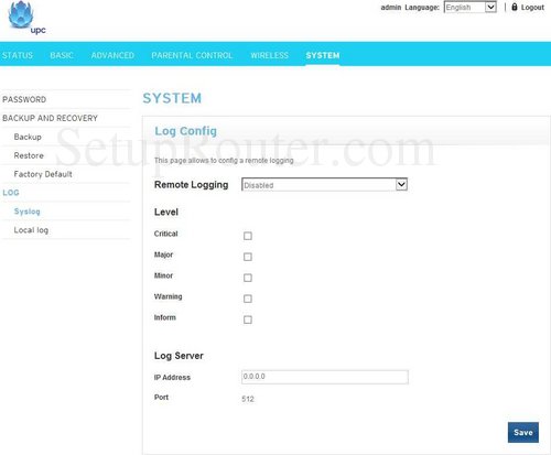 Technicolor TC7200 Screenshots