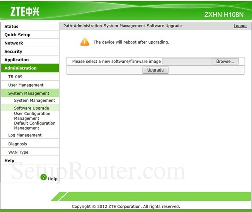 Zte router update Wizard Updated zte router update Ali says: