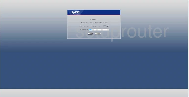 router login screen