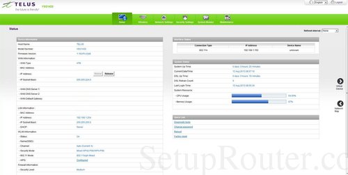 Setup Wifi On The Zyxel Vsg1432 Telus 5240