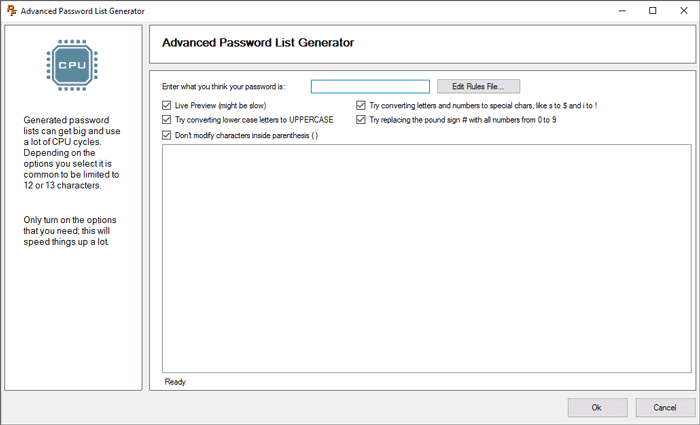advanced password generator animation