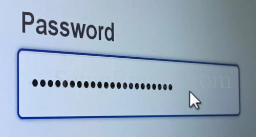 password dialog