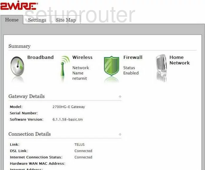 router status mac address internet IP