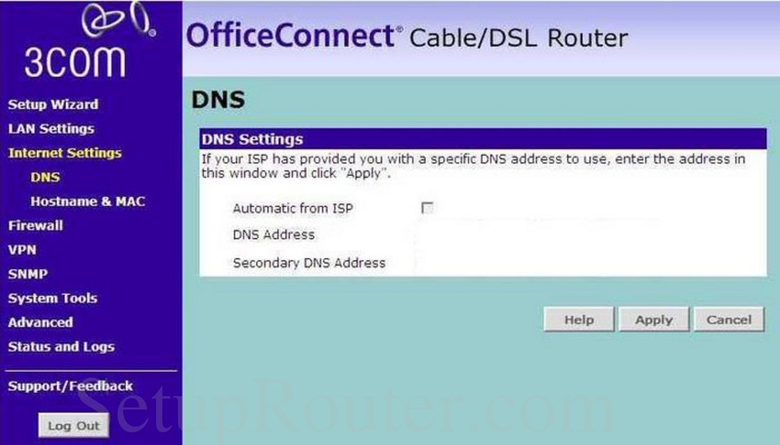 isp dns servers mac