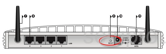 router reset factory settings