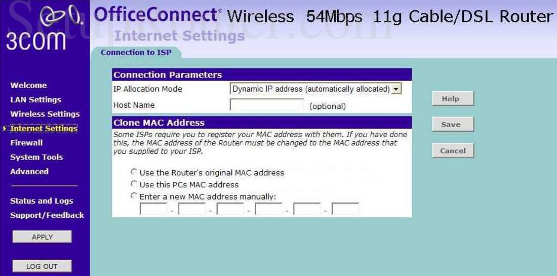 3com Officeconnect Wireless 11g Cable Dsl Router Firmware