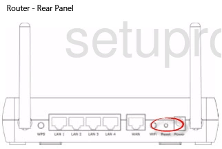 router reset factory settings