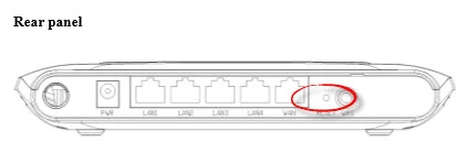 router reset factory settings