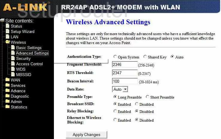 wifi advanced security settings wireless