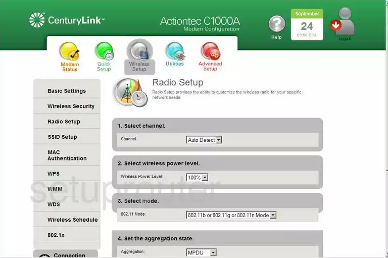 router Wi-Fi channel ssid mode