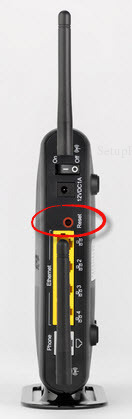 Actiontec GT784WNV Screenshot actiontecgt784wnreset