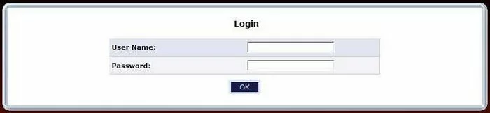 router login screen