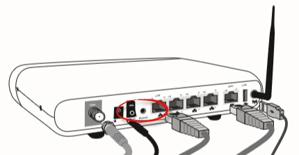 router reset factory settings