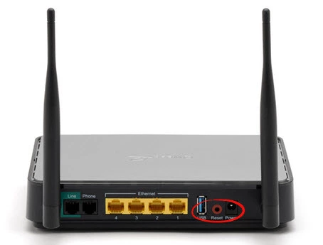 router reset factory settings