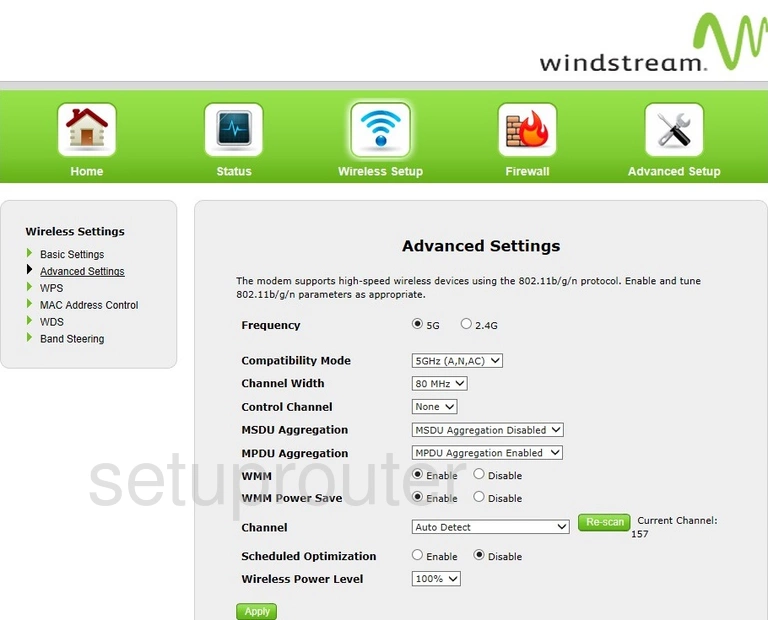 wifi advanced security settings wireless