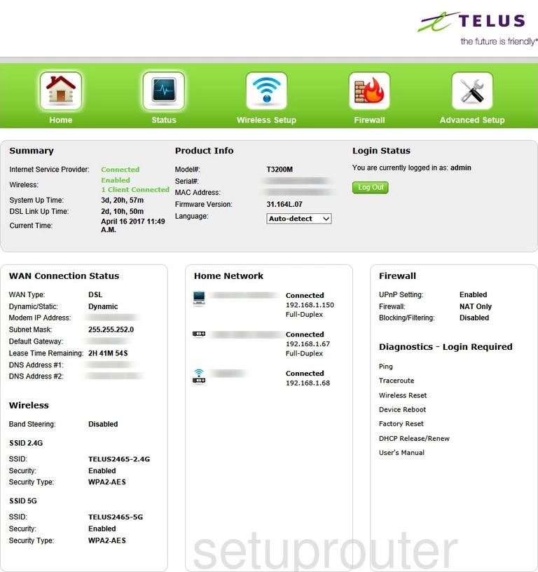 Setup Wifi On The Actiontec T3200m 6280