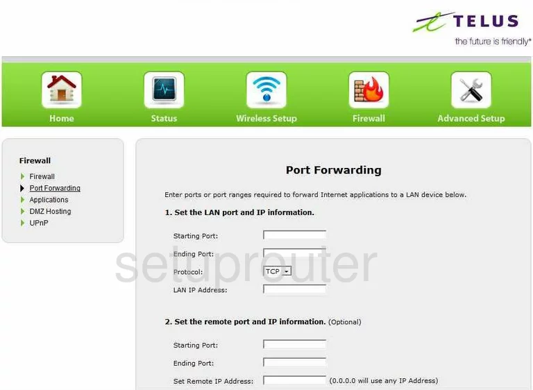 port forwarding nat screenshot