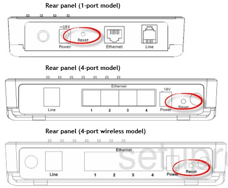 router reset factory settings