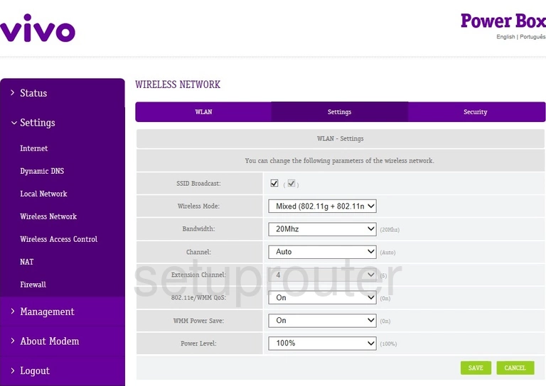 wifi advanced security settings wireless