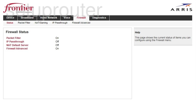 router status mac address internet IP