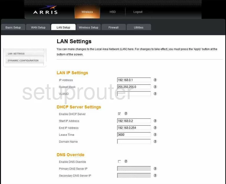 router setup