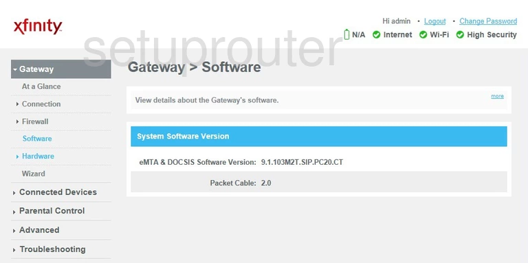 router status mac address internet IP