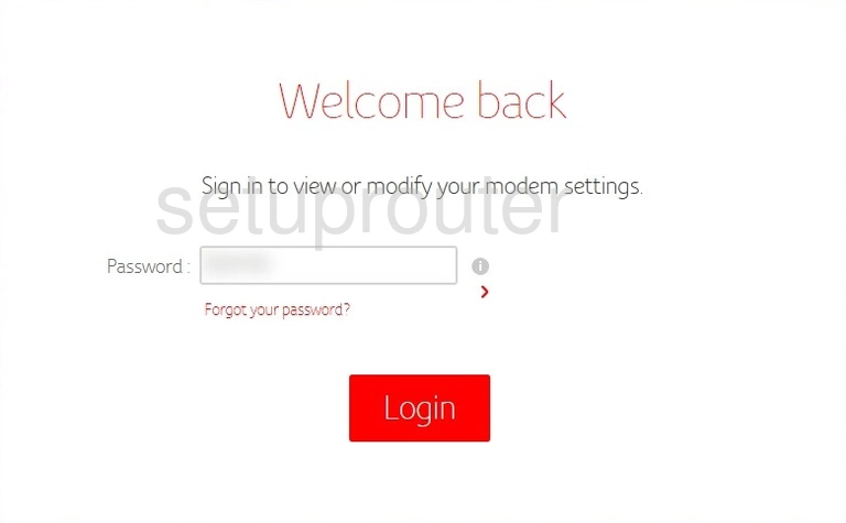 router login screen