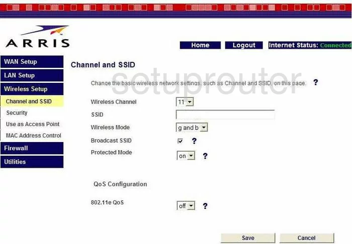 router Wi-Fi channel ssid mode