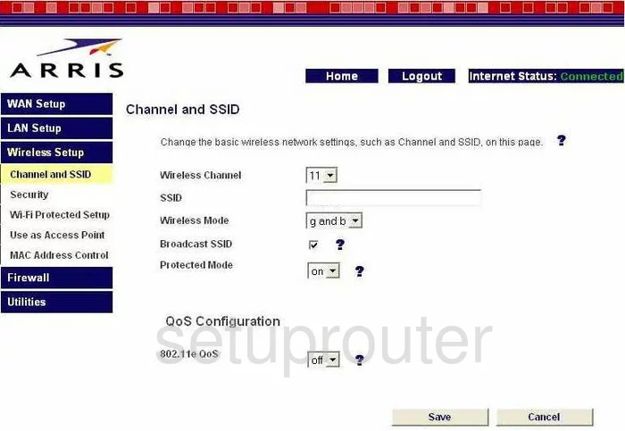 router Wi-Fi channel ssid mode