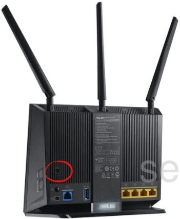 router reset factory settings