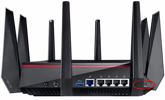 router reset factory settings