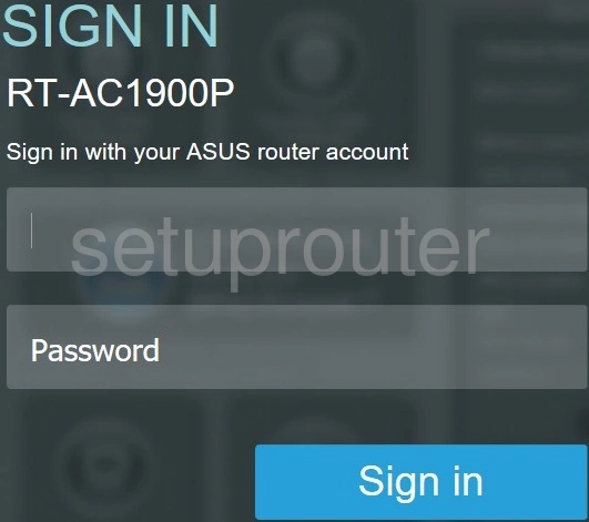 router login screen